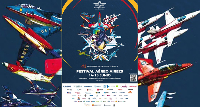 La acrobática Patrulla Águila celebra este fin de semana su 40 aniversario, con un festival aéreo por todo lo alto en Murcia, al que se espera que ...