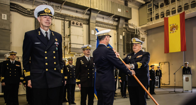 La fragata Almirante Juan de Borbón lidera durante tres meses una de las agrupaciones navales permanentes de la OTAN. La Agrupación Naval Permanent...
