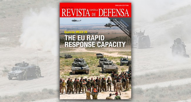 Exercise Milex 26, with which the EU has assessed its rapid deployment capabilities in Zaragoza, is the cover story of nº22 of the English edition ...