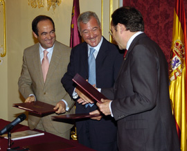 Intercambio de carpetas con el convenio entre los firmantes