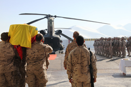 Repatriación de los restos del sargento David Fernández Ureña