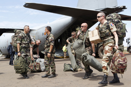 Llegada al aeropuerto de Bamako