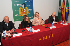 La subsecretaria de Defensa, Irene Domínguez-Alcahud, ha presidido el acto institucional de apertura del Consejo Nacional de ACIME