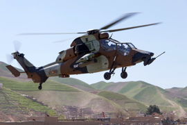 Los helicópteros de ataque ‘Tigre’ realizaron ayer su primera misión en Afganistán, en apoyo al tercer convoy de repliegue del contingente español a la Base de Herat, a lo largo de la ruta ‘Lapis’.