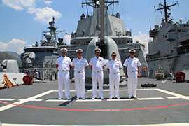 El contralmirante Eugenio Díaz del Rio, nuevo comandante de SNMG-2