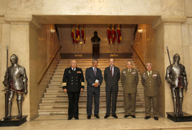 El SEDEF, Pedro Argüelles, inaugura la Jornada de Gestión de Programas, en el Centro de Estudios Superiores de la Defensa (CESEDEN), en Madrid