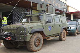 Una patrulla española atacada en Bangui tras identificar un sospechoso