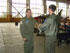 El tcol Del Cid entrega la llave del Baltico al comandante belga Thierry Closset