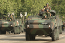 Vehiculo de rueda, blindado y anfibio, perteneciente a las Fuerzas Navales españolas