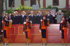 El presidente de la Junta de Andalucia, el ministro de Defensa, a alcaldesa de Cádiz, embajadores de Francia y Reino Unido y demás auttoridades civiles y militares presiden el acto homenaje a los caidos en Trafalgar