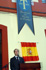 El ministro de Defensa, José Bono, pronuncia unas palabras, momentos antes de descubrir una placa en recuerdo de los caidos en la batalla de Trafalgar