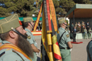 El ministrode Defensa durante su alocución