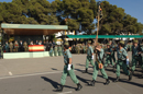 Componentes de la Brigada de la Legion durante el desfile.