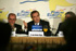 El ministro de Defensa, José Antonio Alonso durante su intervención en el Forum Europa en Madrid