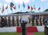 La Bandera de España  izada  en el Cuartel General de la Fuerza Interina de Naciones Unidas para el Líbano