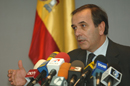 El Ministro de Defensa, José Antonio Alonso,  ha visitado el II Campamento Básico de Emergencias de la UME en la Base ¿General Álvarez de Castro¿ del Ejército de Tierra, en San Clemente de Sasebas (Girona)