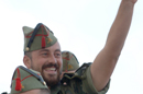 Legionarios a su llegada de la República Democrática del Congo hoy en Almería