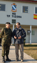 El Ministro Alonso durante su visita a Istok