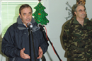 El Ministro Alonso durante su visita a Istok
