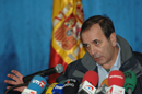 El Ministro Alonso durante su visita a Istok