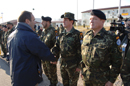 El Ministro Alonso durante su visita a Istok