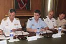 La Comisión Mixta durante la reunión