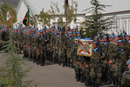 Imposición de medallas de Naciones Unidas en la Base Miguel de Cervantes