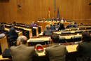 La ministra de Defensa durante su comparecencia en el Cogreso de los Diputados