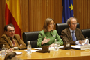 La ministra de Defensa durante su comparecencia en el Cogreso de los Diputados