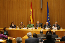 La ministra de Defensa durante su comparecencia en el Cogreso de los Diputados