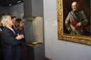 La ministra de Defensa Carme Chacón inaugura la exposición '1808-1814 de súbditos a ciudadanos', en el museo de Santa Cruz
