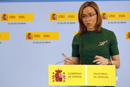 La ministra de Defensa Carme Chacón hoy en el Círculo de Bellas Artes