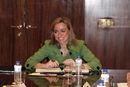 Reúnion de la ministra Carme Chacón con la cúpula militar