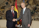 El ministro Pedro Morenés, ha recibido hoy a su homólogo de los Estados Unidos, Leon Panetta