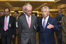 Coincidiendo con la reunión de ministros de Defensa de la OTAN