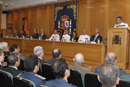 El vicealmirante Luis Cayetano, quien ha impartido la última lección del curso.
