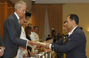 Entrega de los diplomas acreditativos de la realización del curso