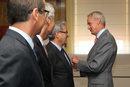 El ministro Pedro Morenes condecora al doctor Ramón Huguet