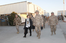 Visita la base de apoyo avanzado de Herat
