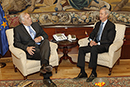 Pedro Morenés recibe a su homólogo chileno Jorge Burgos Varela