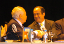 El Ministro de Defensa Jose Bono presnta el libro 'Memoria Viva' de Mario Soares en el Círculo de Bellas Artes de Madrid