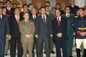 Autoridades - El Presidente del Gobierno - EL PRESIDENTE DEL GOBIERNO HA RECIBIDO A LOS ABANDERADOS DE LOS PAISES IBEROAMERICANOS QUE DESFILARAN EN EL PASEO DE LA CASTELLANA EL DIA 12 DE OCTUBRE
