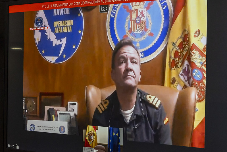 Robles pone en valor el papel que realiza España en la lucha contra la piratería y la seguridad marítima