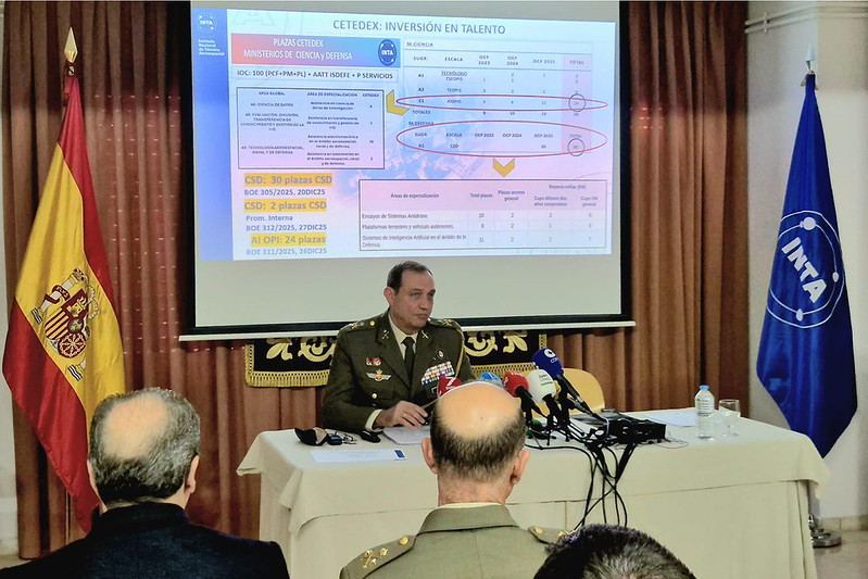 España impulsa la innovación tecnológica en defensa con 70 plazas de la OEP 2025 destinadas para el CETEDEX