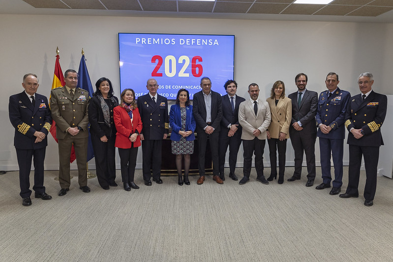 Preside la entrega de la XXVI Edición de los Premios Defensa, en la sede del ministerio.