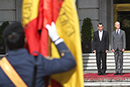 En la sede del Ministerio de Defensa
