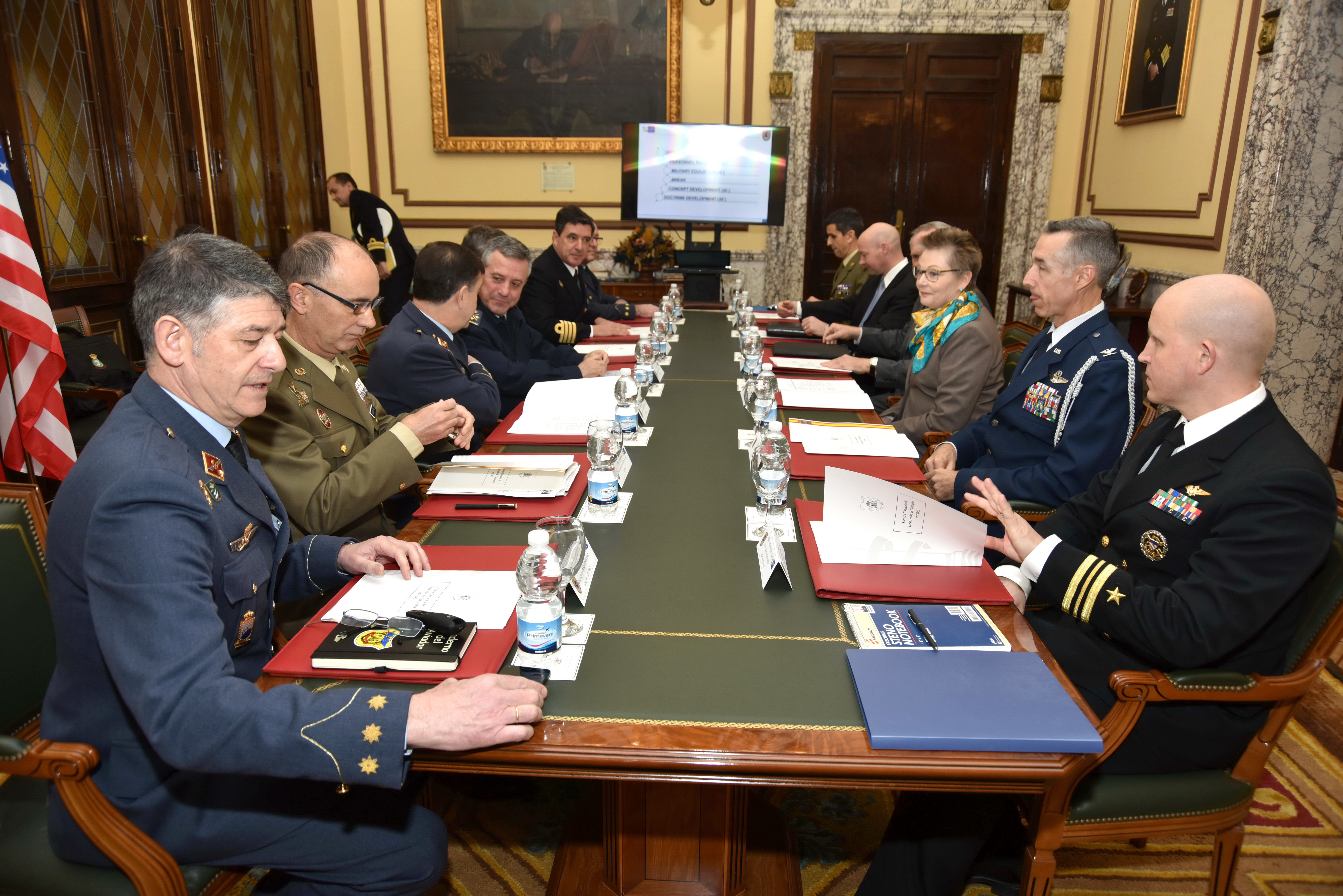 Visita del Joint Staff (Estado Mayor Conjunto) estadounidense.